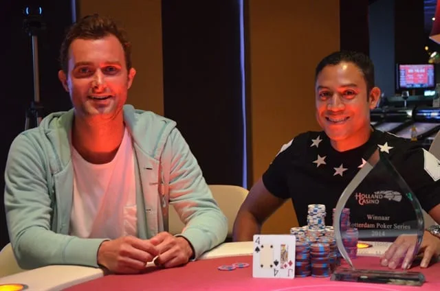 © 2026 Pokercity | Pascal Vos en Clyde Tjauw Foe: winnaars RPS | 2014/08 - Rotterdam Poker Series - 1.000 eu Big Stack Main Event Pascal Vos en Clyde Tjauw Foe: winnaars RPS | 2014/08 - Rotterdam Poker Series - 1.000 eu Big Stack Main Event